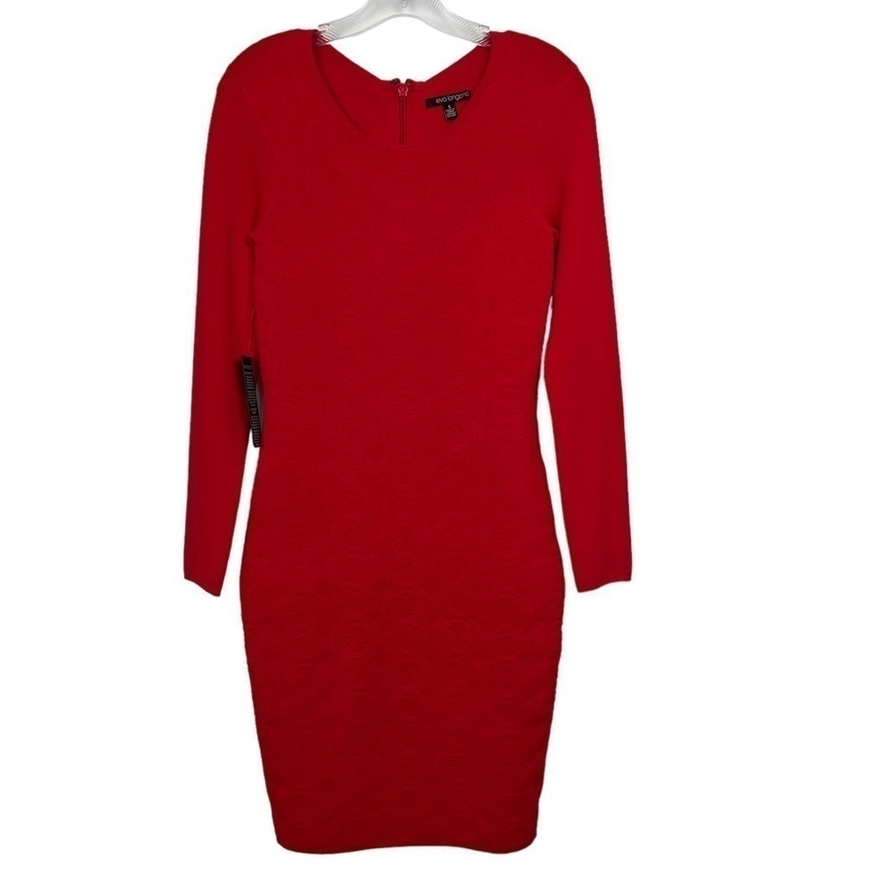 NWT Eva Longoria Women’s Holiday/Christmas/Party Red Dress Sz Small Form Fit